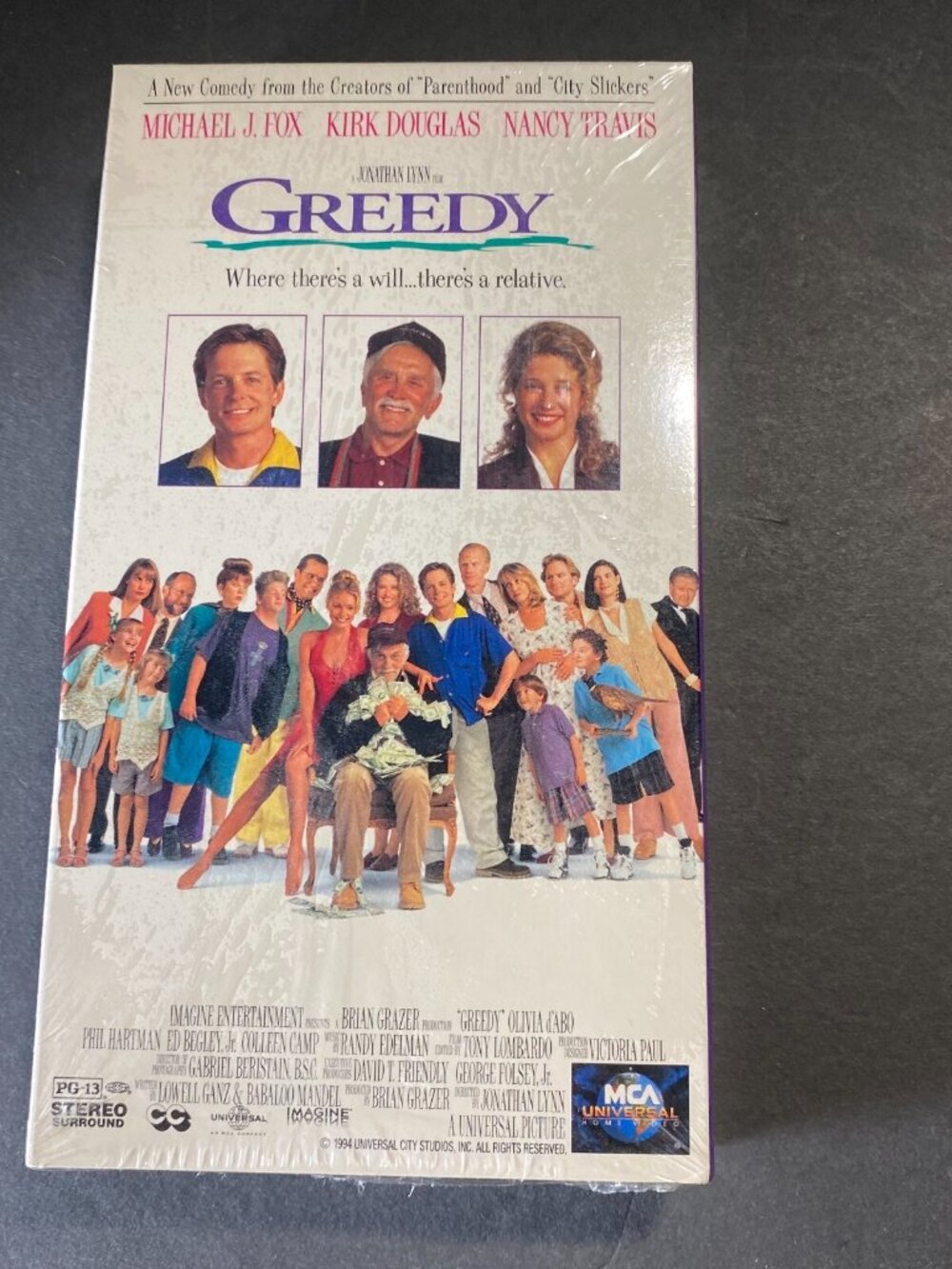 Greedy (VHS, 1994) Brand New Factory Sealed!